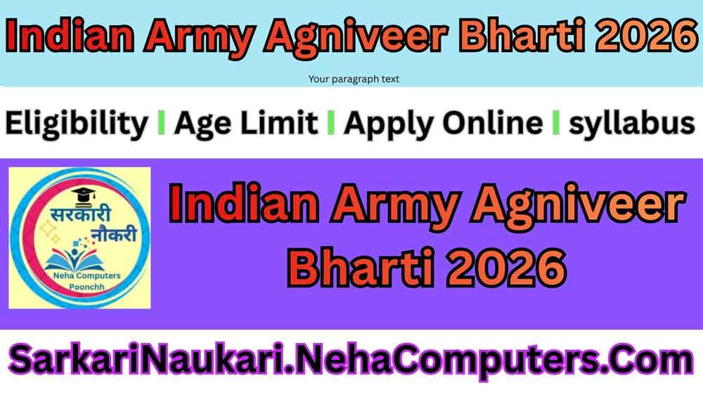 Indian Army Agniveer Bharti 2026